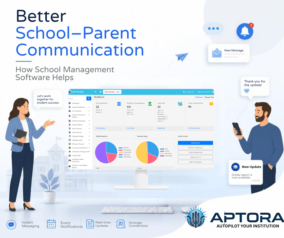 How School Management Software Improves Communication Between Schools and Parents